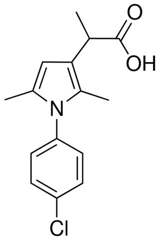 2-[1-(4-chlorophenyl)-2,5-dimethyl-1H-pyrrol-3-yl]propanoic acid