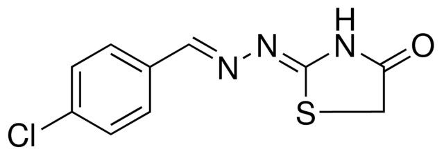 2-[(4-CHLORO-BENZYLIDENE)-HYDRAZONO]-THIAZOLIDIN-4-ONE