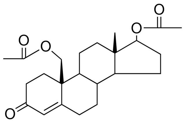 ACETIC ACID ACO-ME-OXO-TETRADECAHYDRO-CYCLOPENTA(A)PHENANTHREN-10-YLMETHYL ESTER