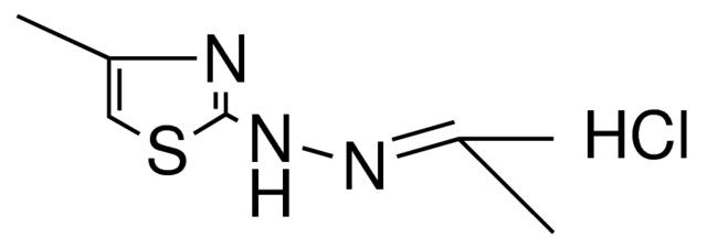 ACETONE (4-METHYL-2-THIAZOLYL)HYDRAZONE HYDROCHLORIDE