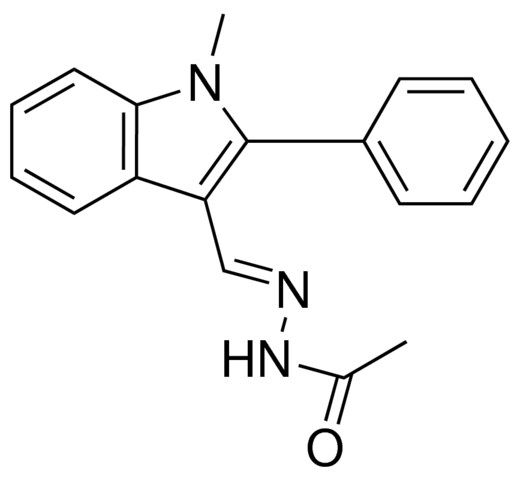 ACETIC ACID,(1-METHYL-2-PHENYL-3-INDOLYLMETHYLENE)HYDRAZIDE