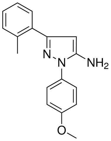 1-(4-METHOXYPHENYL)-3-(2-METHYLPHENYL)-1H-PYRAZOL-5-AMINE