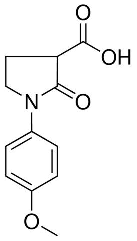 1-(4-METHOXYPHENYL)-2-OXO-3-PYRROLIDINECARBOXYLIC ACID