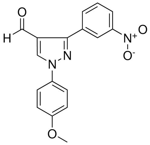 1-(4-METHOXYPHENYL)-3-(3-NITROPHENYL)-1H-PYRAZOLE-4-CARBALDEHYDE