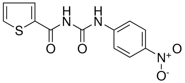 1-(4-NITRO-PHENYL)-3-(THIOPHENE-2-CARBONYL)-UREA