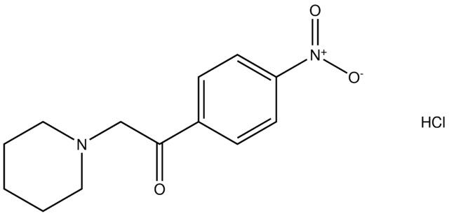 1-(4-nitrophenyl)-2-(1-piperidinyl)ethanone hydrochloride