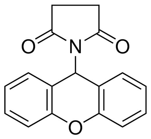 1-(9H-XANTHEN-9-YL)-PYRROLIDINE-2,5-DIONE