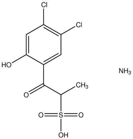 1-(4,5-dichloro-2-hydroxyphenyl)-1-oxo-2-propanesulfonic acid ammoniate