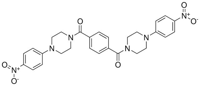 1-(4-NITROPHENYL)-4-(4-{[4-(4-NITROPHENYL)-1-PIPERAZINYL]CARBONYL}BENZOYL)PIPERAZINE