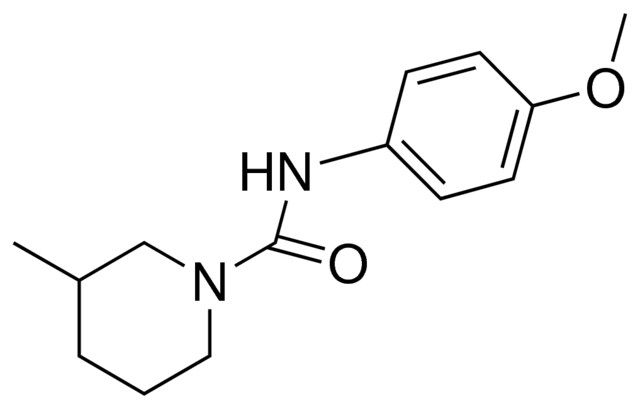 1-(N-(4-METHOXYPHENYL)CARBAMOYL)-3-METHYLPIPERIDINE