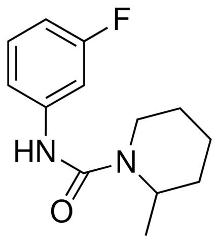 1-(N-(3-FLUOROPHENYL)CARBAMOYL)-2-METHYLPIPERIDINE