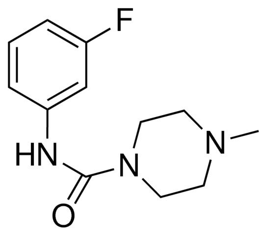 1-(N-(3-FLUOROPHENYL)CARBAMOYL)-4-METHYLPIPERAZINE