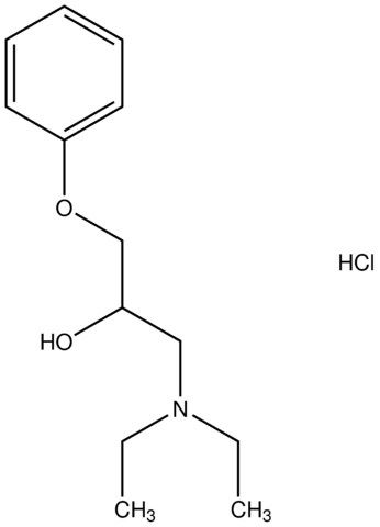 1-(diethylamino)-3-phenoxy-2-propanol hydrochloride