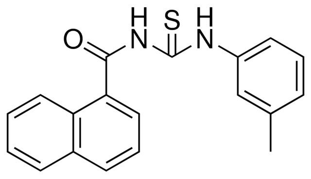 1-(NAPHTHALENE-1-CARBONYL)-3-M-TOLYL-THIOUREA