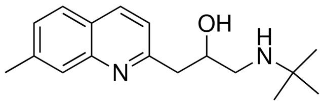 1-(tert-butylamino)-3-(7-methyl-2-quinolinyl)-2-propanol