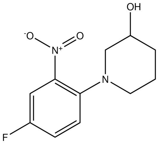 1-(4-Fluoro-2-nitrophenyl)piperidin-3-ol