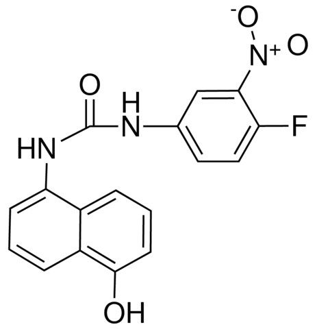 1-(4-FLUORO-3-NITROPHENYL)-3-(5-HYDROXY-1-NAPHTHYL)UREA