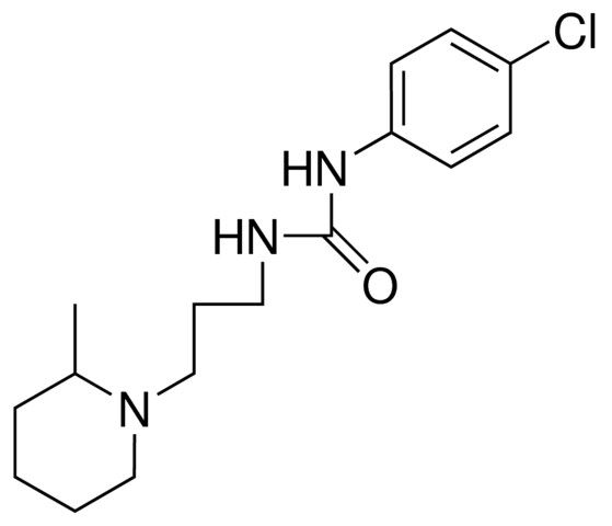 1-(4-CHLOROPHENYL)-3-(3-(2-METHYLPIPERIDINO)PROPYL)UREA