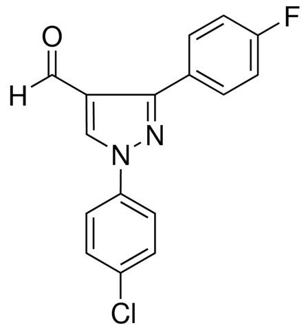 1-(4-CHLOROPHENYL)-3-(4-FLUOROPHENYL)-1H-PYRAZOLE-4-CARBALDEHYDE