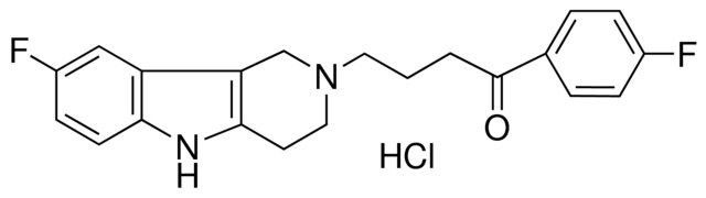 1-(4-F-PH)-4-(8-F-1,3,4,5-4H-PYRIDO(4,3-B)INDOL-2-YL)-BUTAN-1-ONE, HYDROCHLORIDE