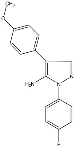 1-(4-Fluorophenyl)-4-(4-methoxyphenyl)-1<i>H</i>-pyrazol-5-amine