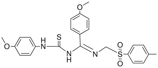 1-(4-MEO-PH)-3-((4-MEO-PHENYL)-(TOLUENE-4-SULFONYLMETHYLIMINO)-METHYL)-THIOUREA