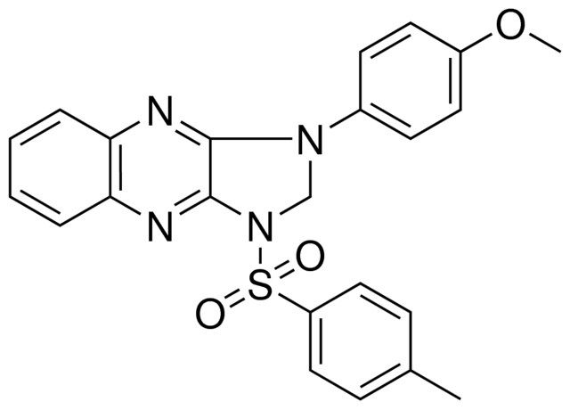 1-(4-METHOXYPHENYL)-3-[(4-METHYLPHENYL)SULFONYL]-2,3-DIHYDRO-1H-IMIDAZO[4,5-B]QUINOXALINE