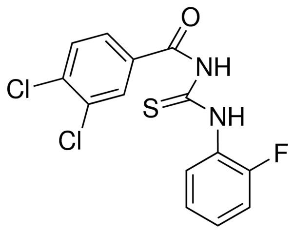 1-(3,4-DICHLOROBENZOYL)-3-(2-FLUOROPHENYL)-2-THIOUREA