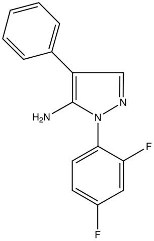 1-(2,4-Difluorophenyl)-4-phenyl-1<i>H</i>-pyrazol-5-amine