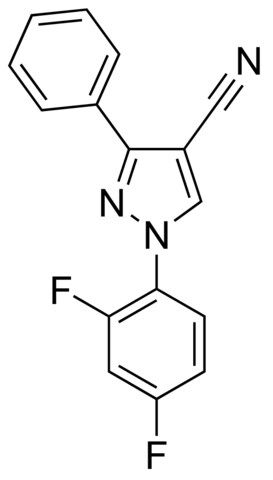 1-(2,4-Difluorophenyl)-3-phenyl-1<i>H</i>-pyrazole-4-carbonitrile