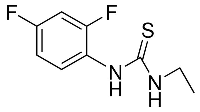 1-(2,4-DIFLUOROPHENYL)-3-ETHYL-2-THIOUREA