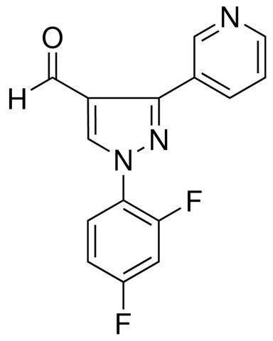 1-(2,4-DIFLUOROPHENYL)-3-(3-PYRIDINYL)-1H-PYRAZOLE-4-CARBALDEHYDE