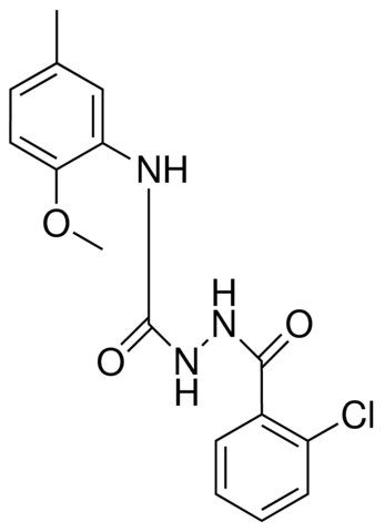 1-(2-CHLOROBENZOYL)-4-(2-METHOXY-5-METHYLPHENYL)SEMICARBAZIDE