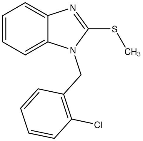 1-(2-Chlorobenzyl)-2-(methylthio)-1<i>H</i>-benzo[<i>d</i>]imidazole