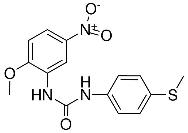1-(2-METHOXY-5-NITROPHENYL)-3-(4-(METHYLTHIO)PHENYL)UREA