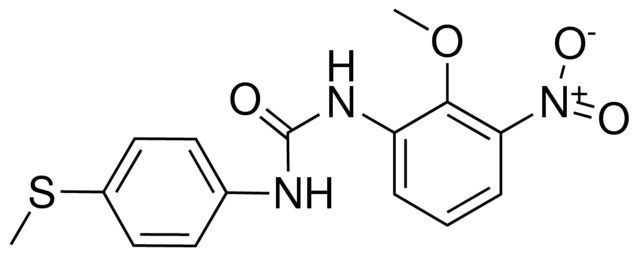 1-(2-METHOXY-3-NITROPHENYL)-3-(4-(METHYLTHIO)PHENYL)UREA