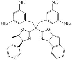 (3aS,3a'S,8aR,8a'R)-2,2'-(1,3-Bis(3,5-di-t-butylphenyl)propane-2,2-diyl)bis(8,8a-dihydro-3aH-indeno[1,2-d]oxazole) (S,R)-BDTBIn-SaBOX