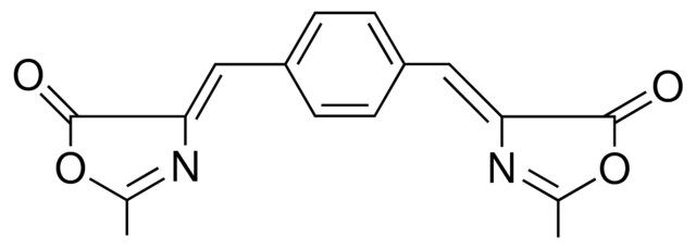 (4Z)-2-METHYL-4-{4-[(Z)-(2-METHYL-5-OXO-1,3-OXAZOL-4(5H)-YLIDENE)METHYL]BENZYLIDENE}-1,3-OXAZOL-5(4H)-ONE