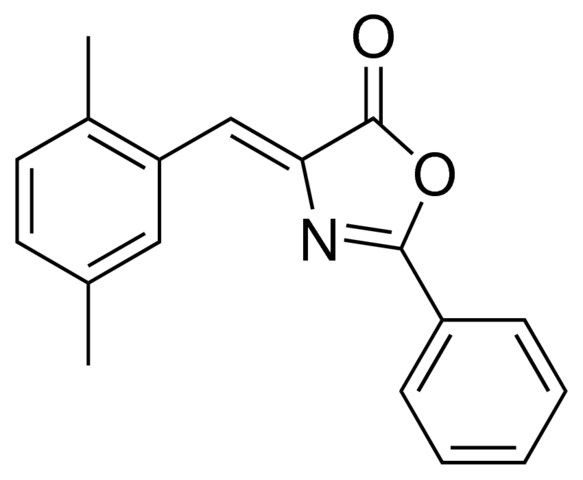 (4Z)-4-(2,5-dimethylbenzylidene)-2-phenyl-1,3-oxazol-5(4H)-one