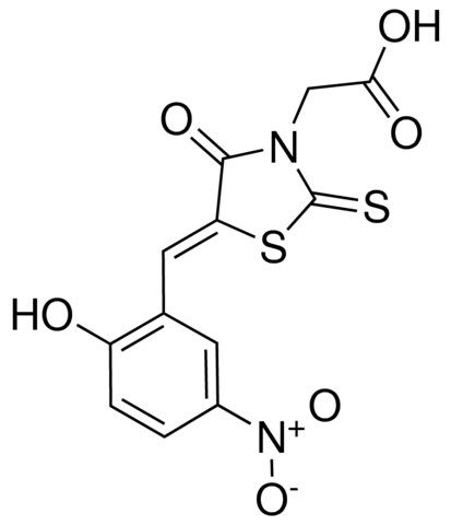 (5-(2-HO-5-NITROBENZYLIDENE)-4-OXO-2-THIOXO-1,3-THIAZOLIDIN-3-YL)ACETIC ACID