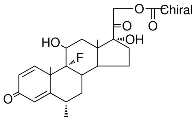 (6alpha)-9-fluoro-11,17-dihydroxy-6-methyl-3,20-dioxopregna-1,4-dien-21-yl acetate