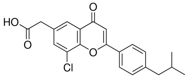 (8-CHLORO-2-(4-ISOBUTYLPHENYL)-4-OXO-4H-CHROMEN-6-YL)ACETIC ACID