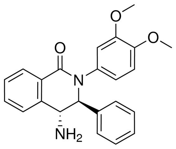 (3S,4R)-4-AMINO-2-(3,4-DIMETHOXYPHENYL)-3-PHENYL-3,4-DIHYDRO-1(2H)-ISOQUINOLINONE