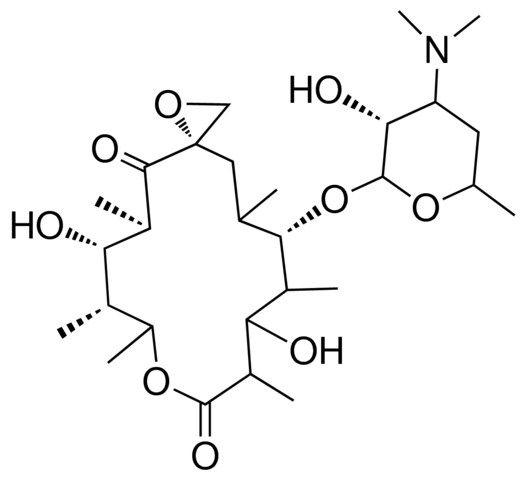 (3S,5R,6S,7R,14S)-6,12-dihydroxy-5,7,8,11,13,15-hexamethyl-4,10-dioxo-1,9-dioxaspiro[2.13]hexadec-14-yl 3,4,6-trideoxy-3-(dimethylamino)-D-glycero-hexopyranoside