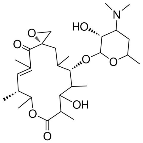 (3S,7R,14S)-12-hydroxy-5,7,8,11,13,15-hexamethyl-4,10-dioxo-1,9-dioxaspiro[2.13]hexadec-5-en-14-yl 3,4,6-trideoxy-3-(dimethylamino)-D-glycero-hexopyranoside