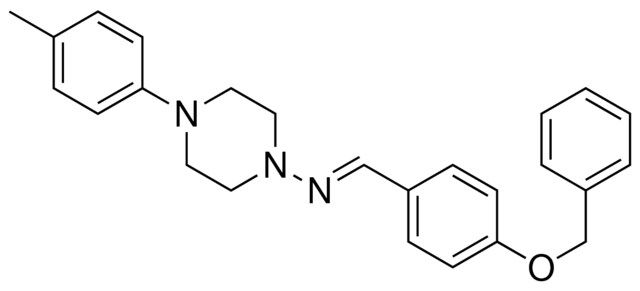 (4-BENZYLOXY-BENZYLIDENE)-(4-P-TOLYL-PIPERAZIN-1-YL)-AMINE