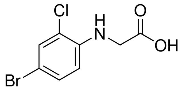 (4-BROMO-2-CHLOROANILINO)ACETIC ACID
