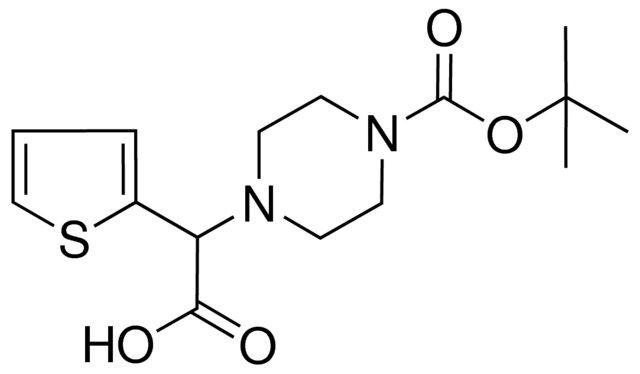 (4-(TERT-BUTOXYCARBONYL)-1-PIPERAZINYL)(2-THIENYL)ACETIC ACID