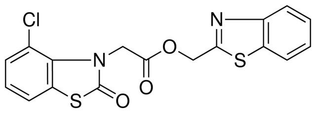 (4-CHLORO-2-OXO-BENZOTHIAZOL-3-YL)-ACETIC ACID BENZOTHIAZOL-2-YLMETHYL ESTER
