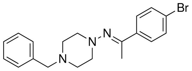 (4-BENZYL-PIPERAZIN-1-YL)-(1-(4-BROMO-PHENYL)-ETHYLIDENE)-AMINE